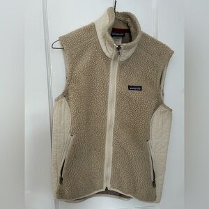 Patagonia Cream Synchilla Fleece Vest